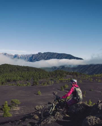 China on a mountain bike